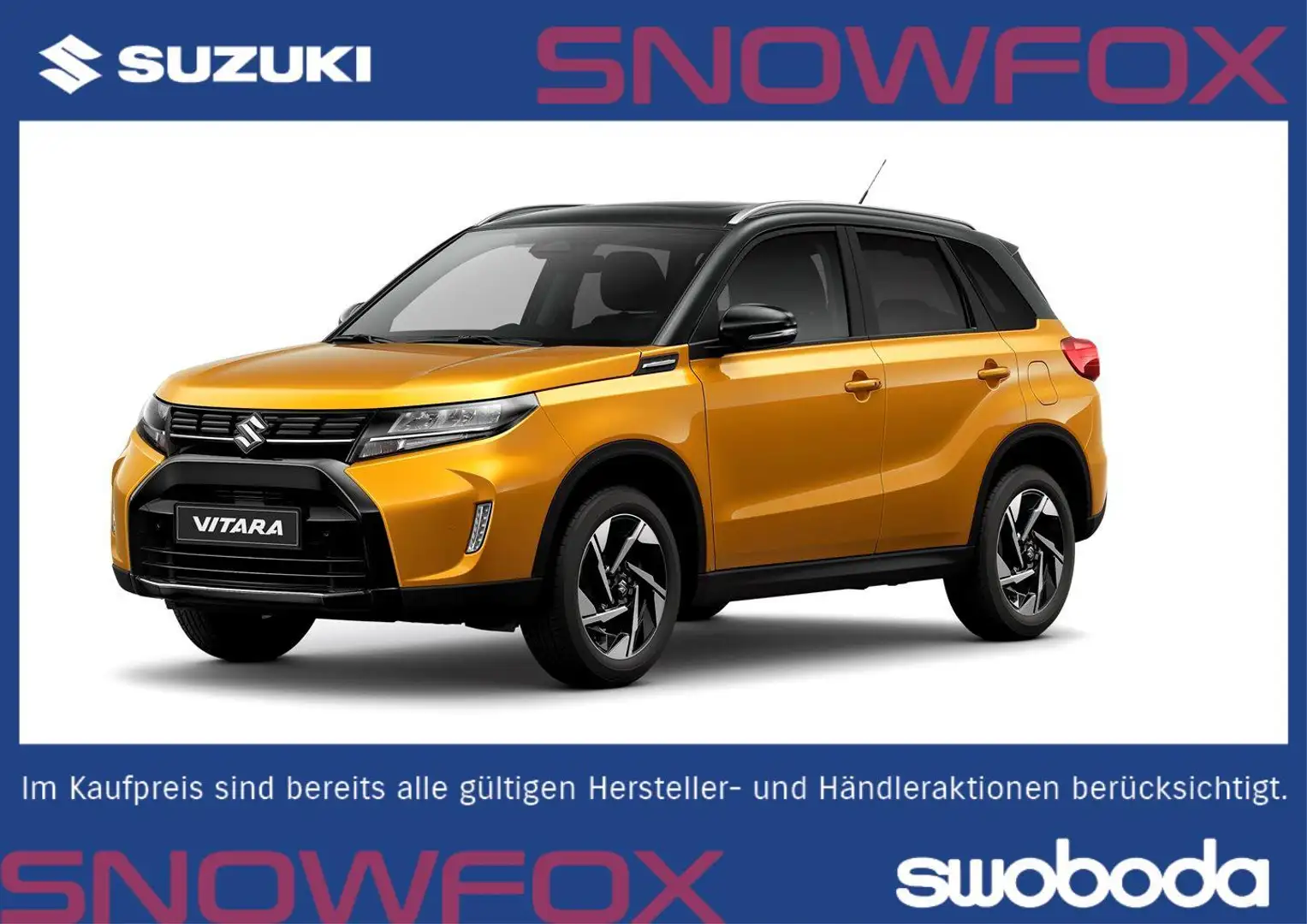 Suzuki Vitara VITARA 1.4 GLX HYBRID ALLGRIP  L4V01 flash Gelb - 1