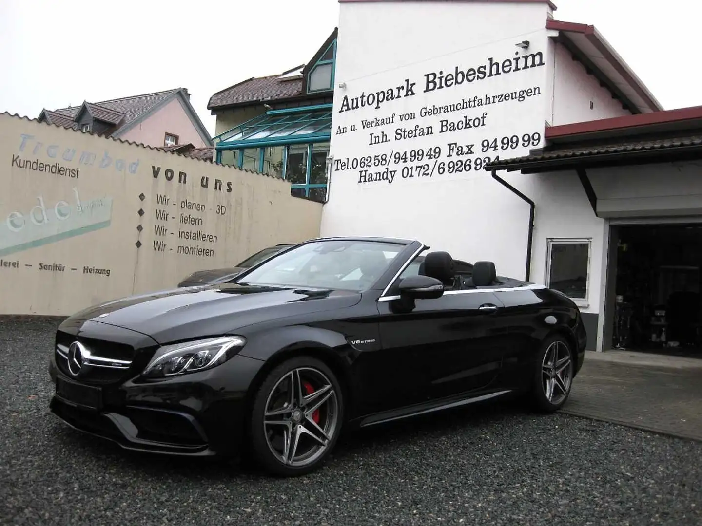 Mercedes-Benz C 63 AMG AMG C 63 Cabrio S AMG dt.Fzg.8fach Top Ausst. Schwarz - 1
