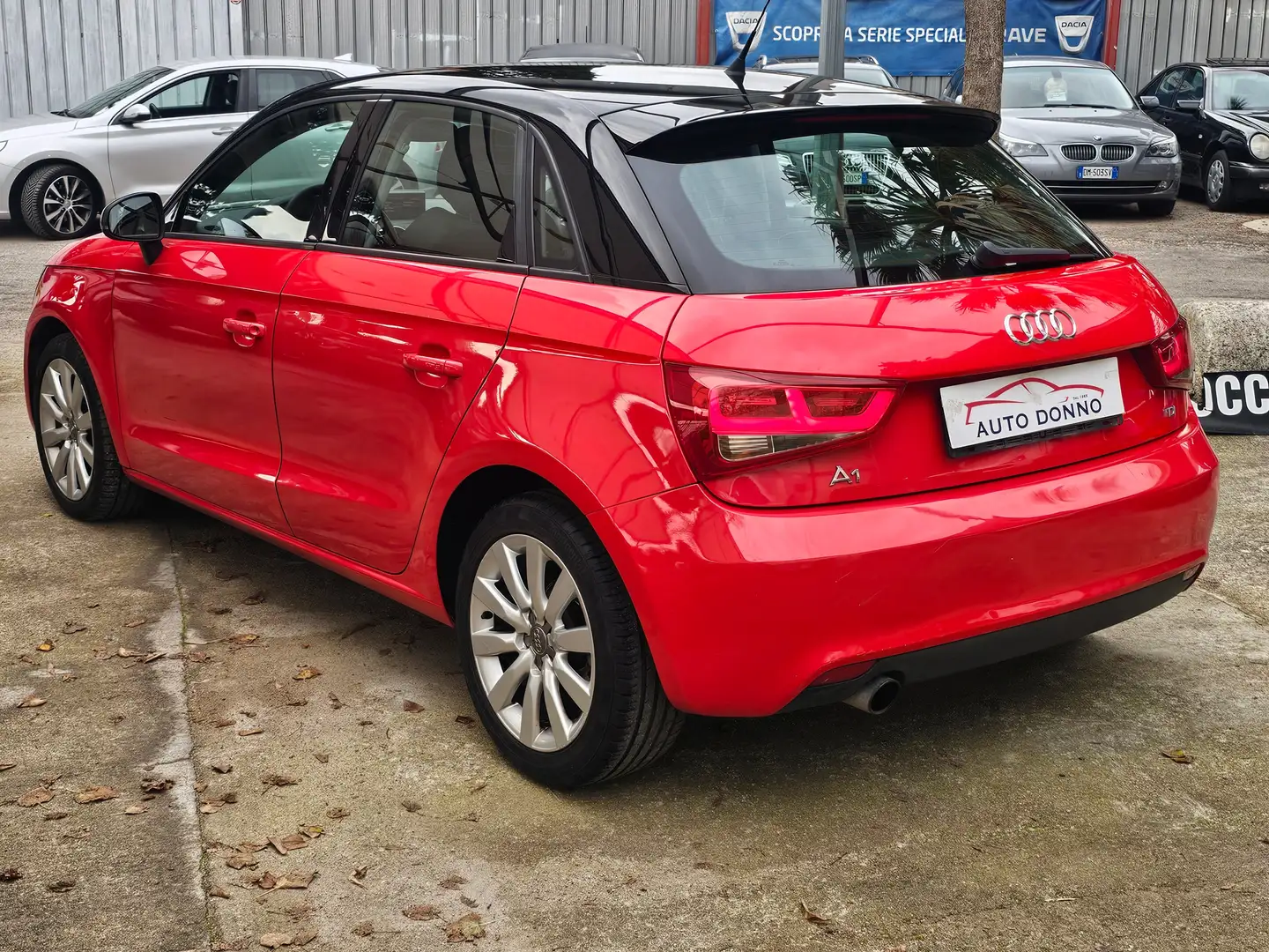 Audi A1 A1 Sportback 1.6 tdi Attraction s-tronic Rosso - 2