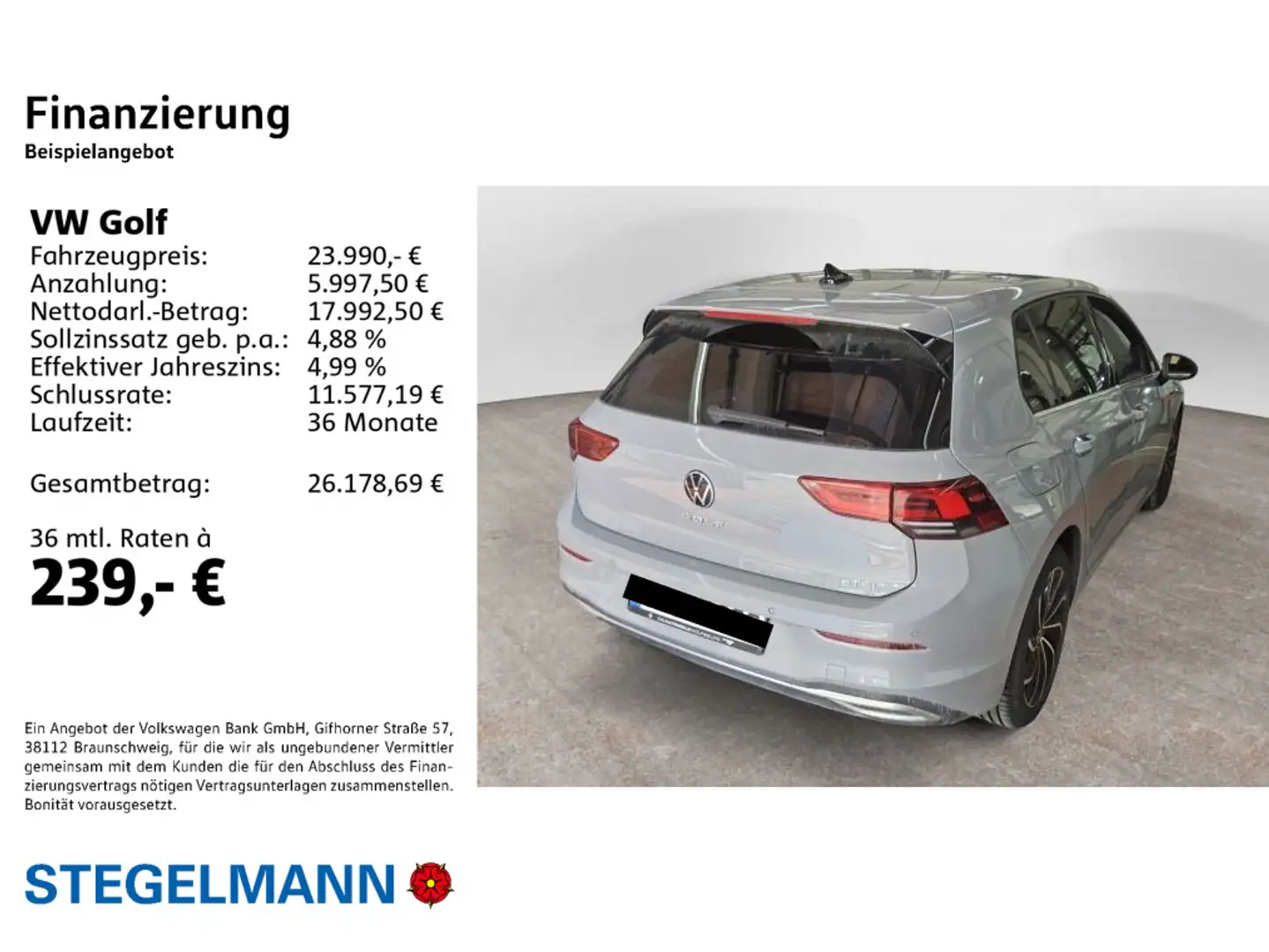 Volkswagen Golf VIII 1.5 eTSI DSG Style *LED*App+Connect*Na Gris - 2
