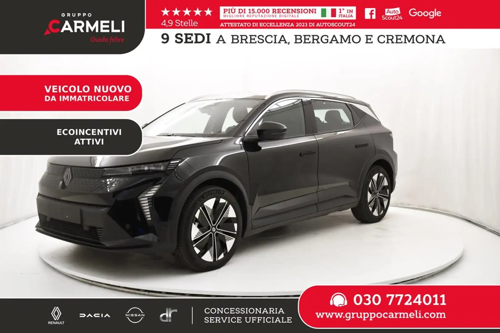 Renault Scenic Evolution comfort range 170cv Černá - 1