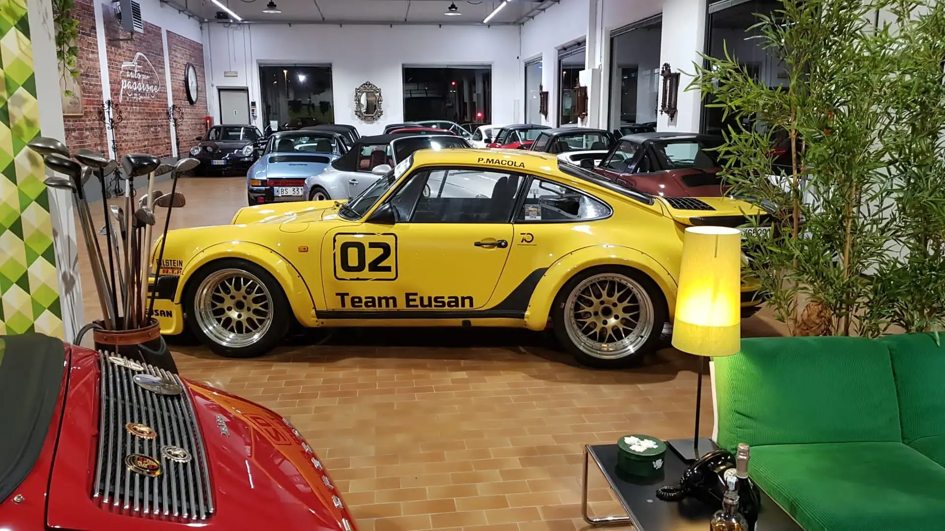Porsche 911 911 930 Porsche Turbo Super Sport Racing GT Cup Żółty - 2
