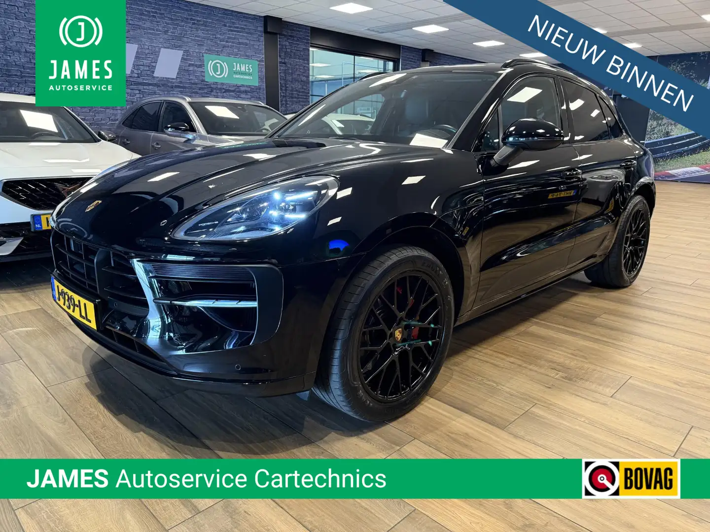 Porsche Macan 2.9 GTS |Sport-chrono-pakket Plus|PANO|20"|LED| Zwart - 1