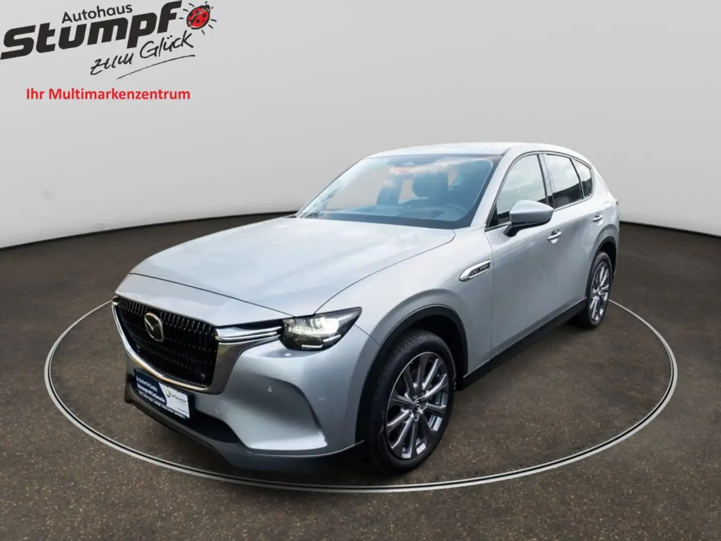 Mazda CX-60 AWD PHEV Aut. EXCLUSIVE-LINE Silber - 1