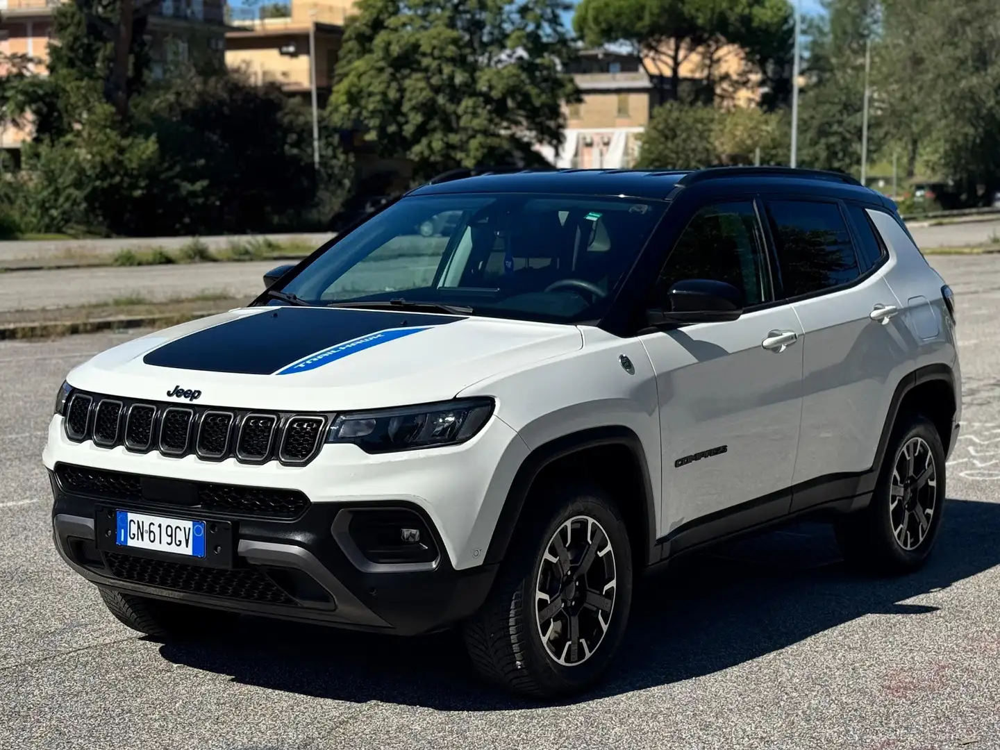 Jeep Compass Trailhawk 4XE PHEV 240cv -TUA SENZA VINCOLI- Blanc - 2