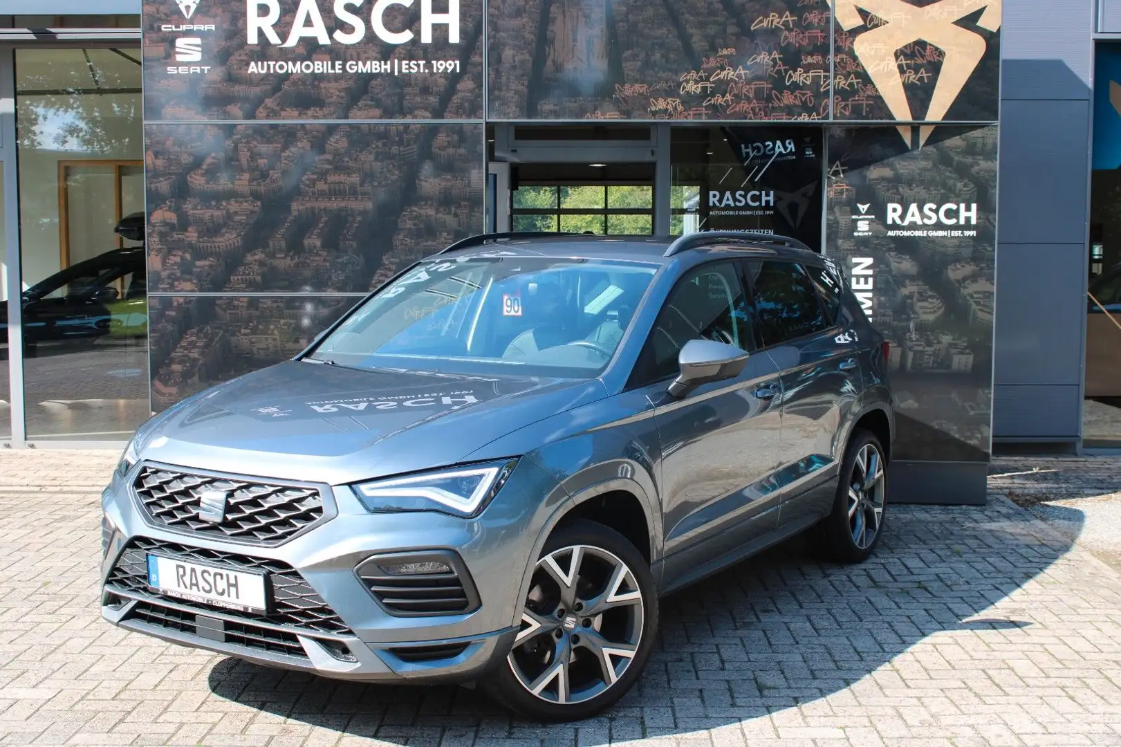 SEAT Ateca FR 1.5 TSI DSG +LED+NAVI+ACC+AHK+SHZ+KESSY Gris - 1
