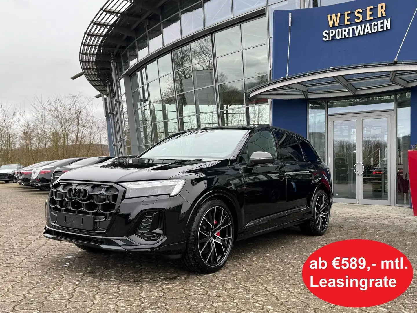 Audi Q7 50 TDI Quattro SLine Allradlenkung/7Seats/22' Fekete - 1