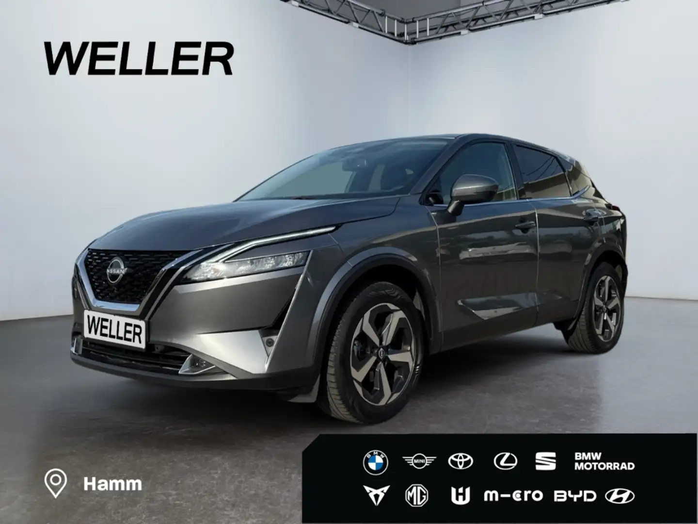 Nissan Qashqai 1.3 DIG-T MHEV N-Connecta *360*hzb Front* Gris - 1