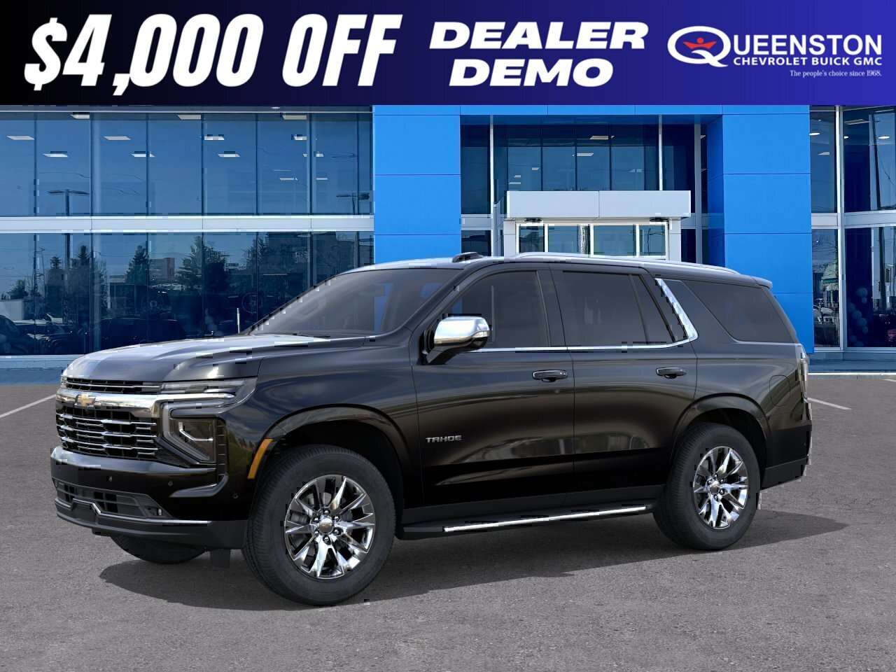 Black 2026 Chevrolet Tahoe SUV / Crossover Four-Wheel Drive Automatic