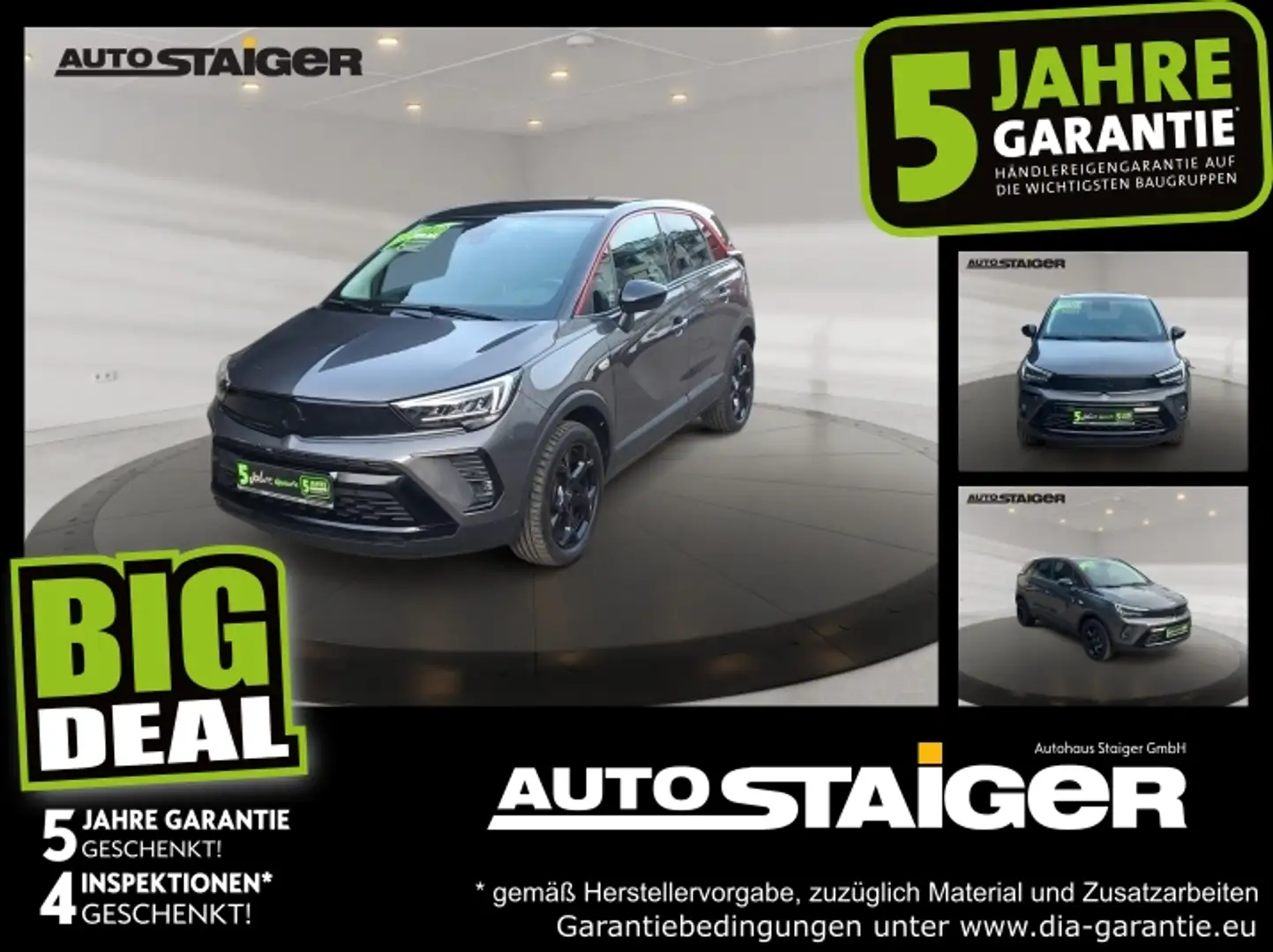 Opel Crossland 1.2 Turbo Automatik*Winterpaket*Parsens Grau - 1