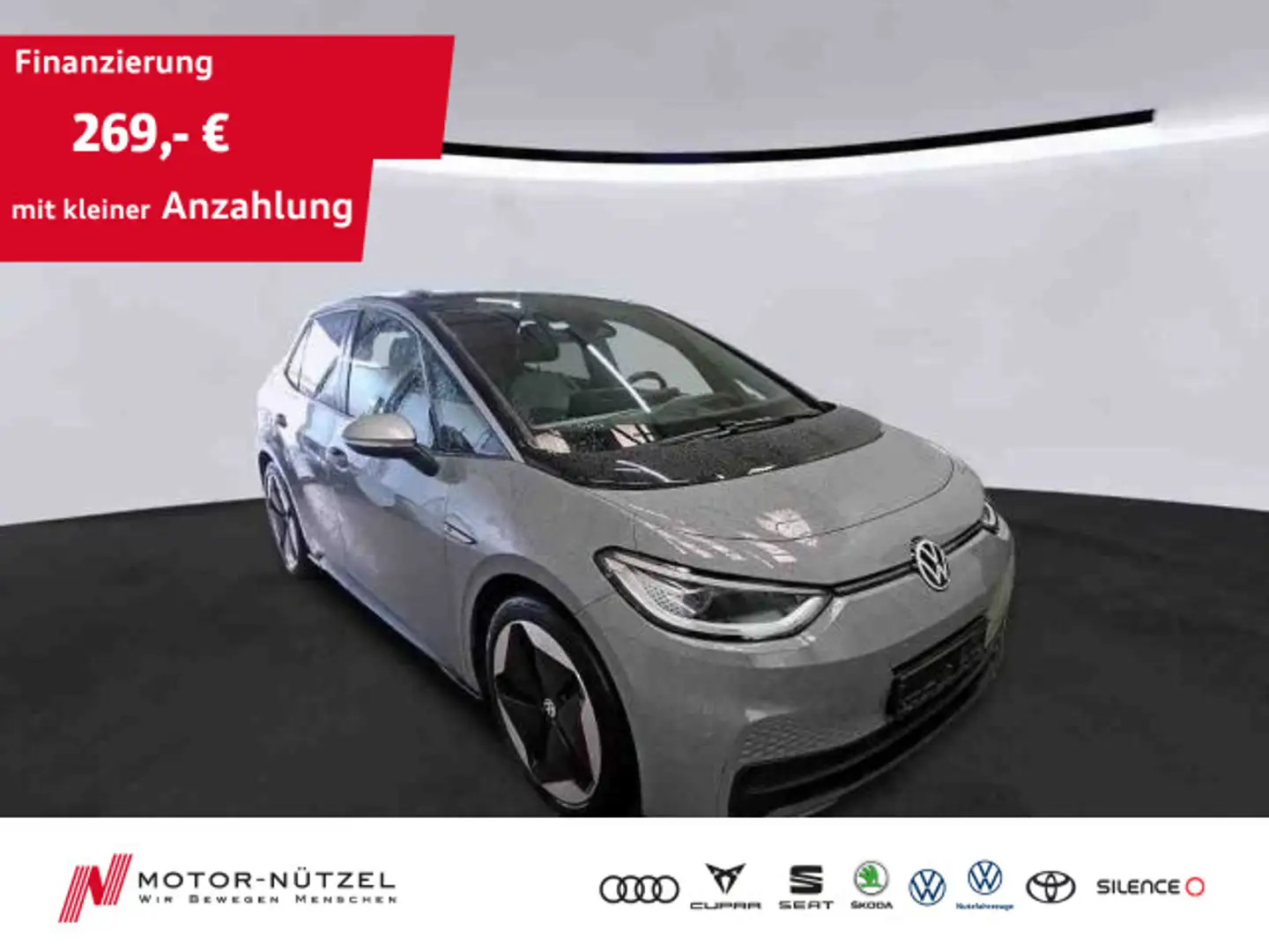 Volkswagen ID.3 150kW Pro 1st MAX EDITION MATRIX+NAVI+PANO Grau - 1