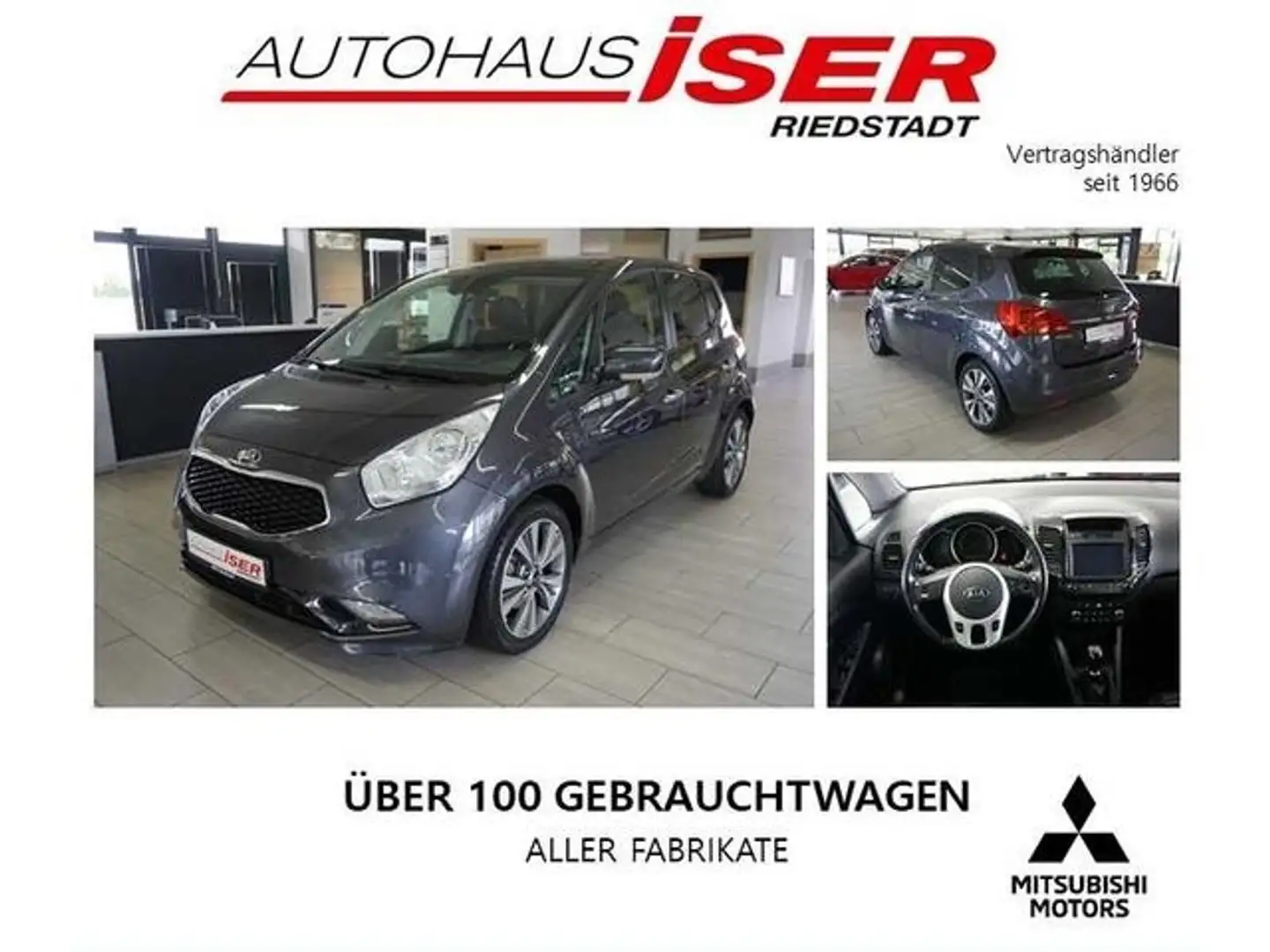 Kia Venga 1.6 CVVT Platinum Edition LenkradHZG Navi Freispre Brun - 1