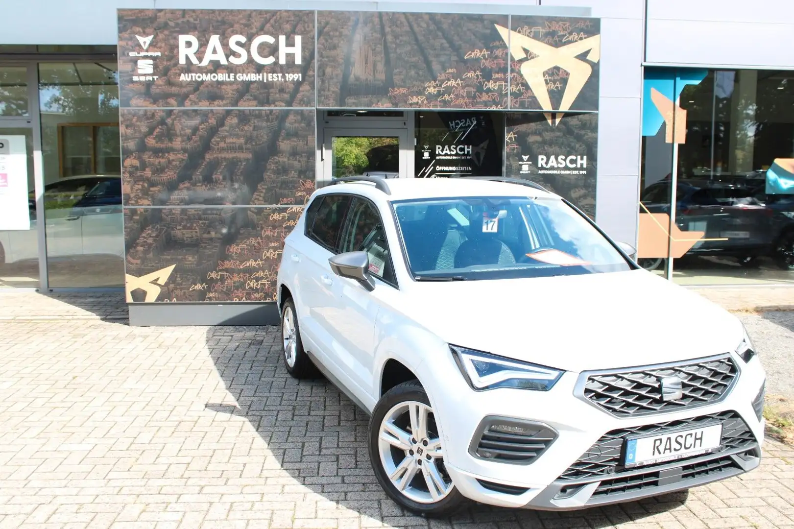 SEAT Ateca FR 2.0 TDI +RFK+AHK+LED+NAVI+SHZ+GRA+KLIMA Blanc - 2