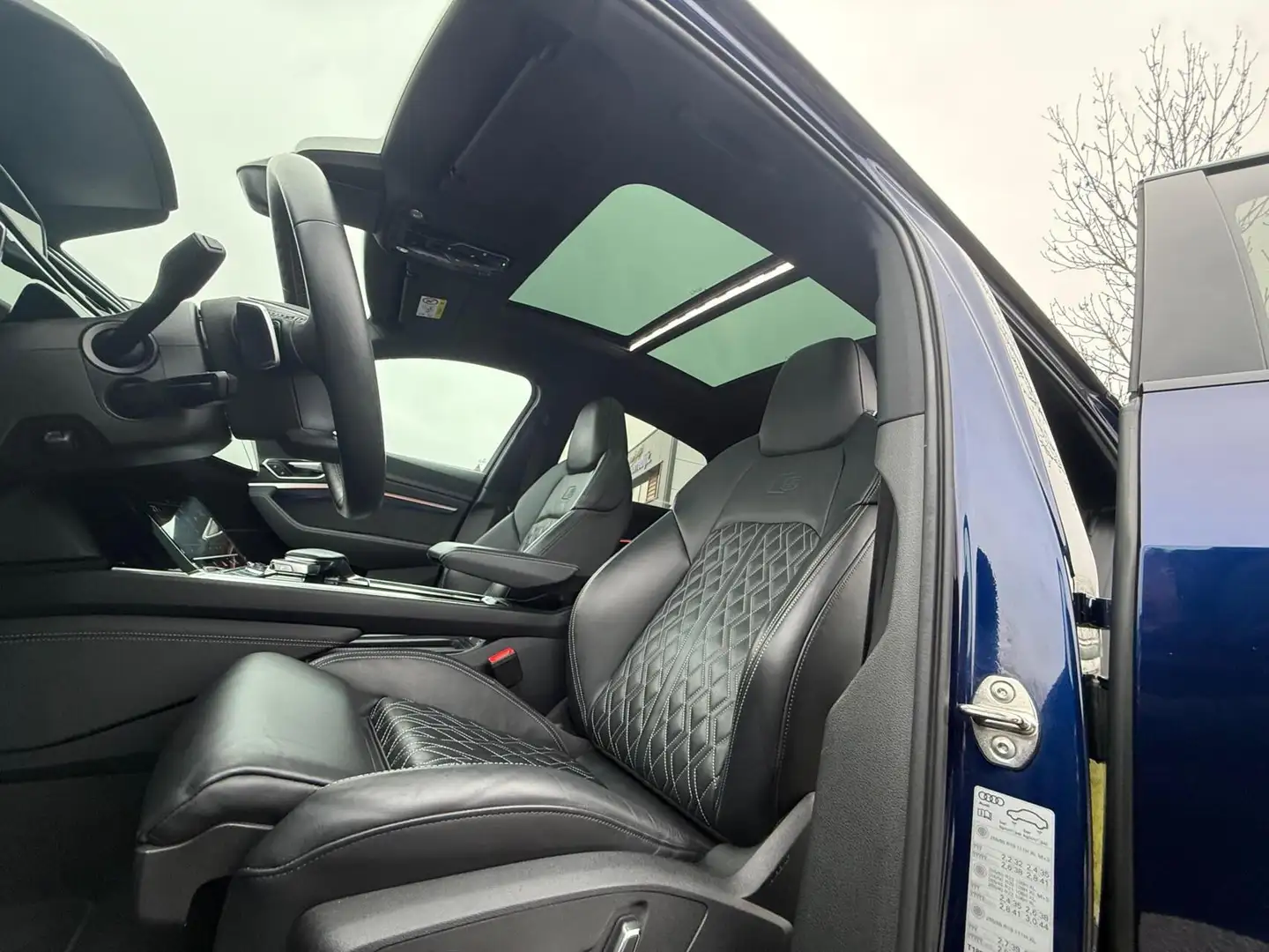 Audi e-tron Sportback 55 quattro S edition 95 kWh RS STOELEN,T Bleu - 2