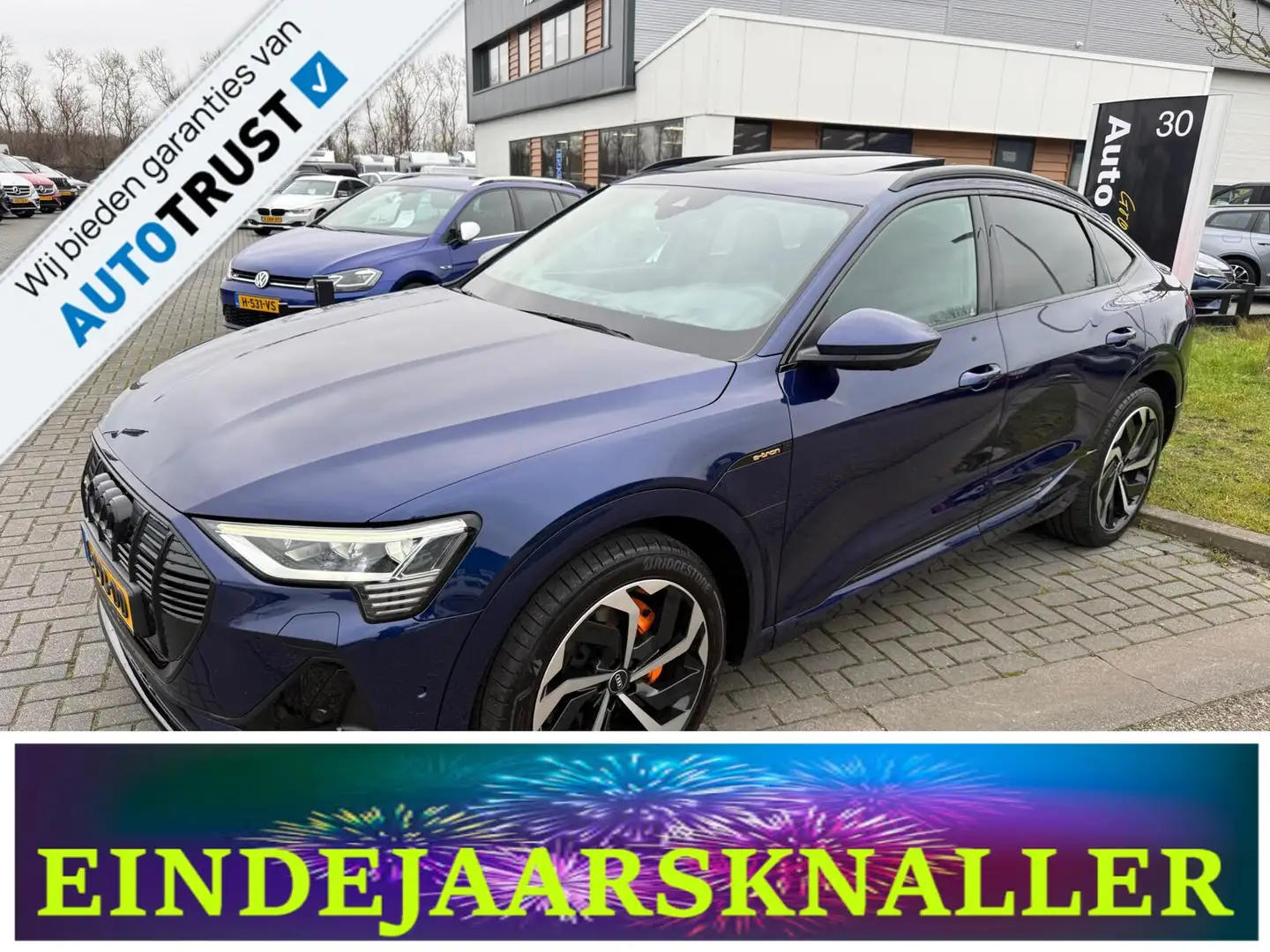 Audi e-tron Sportback 55 quattro S edition 95 kWh RS STOELEN,T Bleu - 1