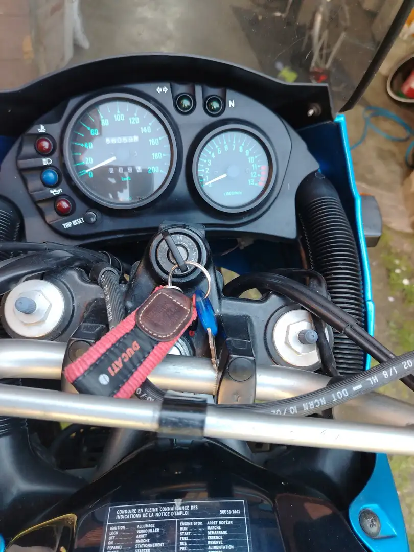 Kawasaki KLE 500 Azul - 1