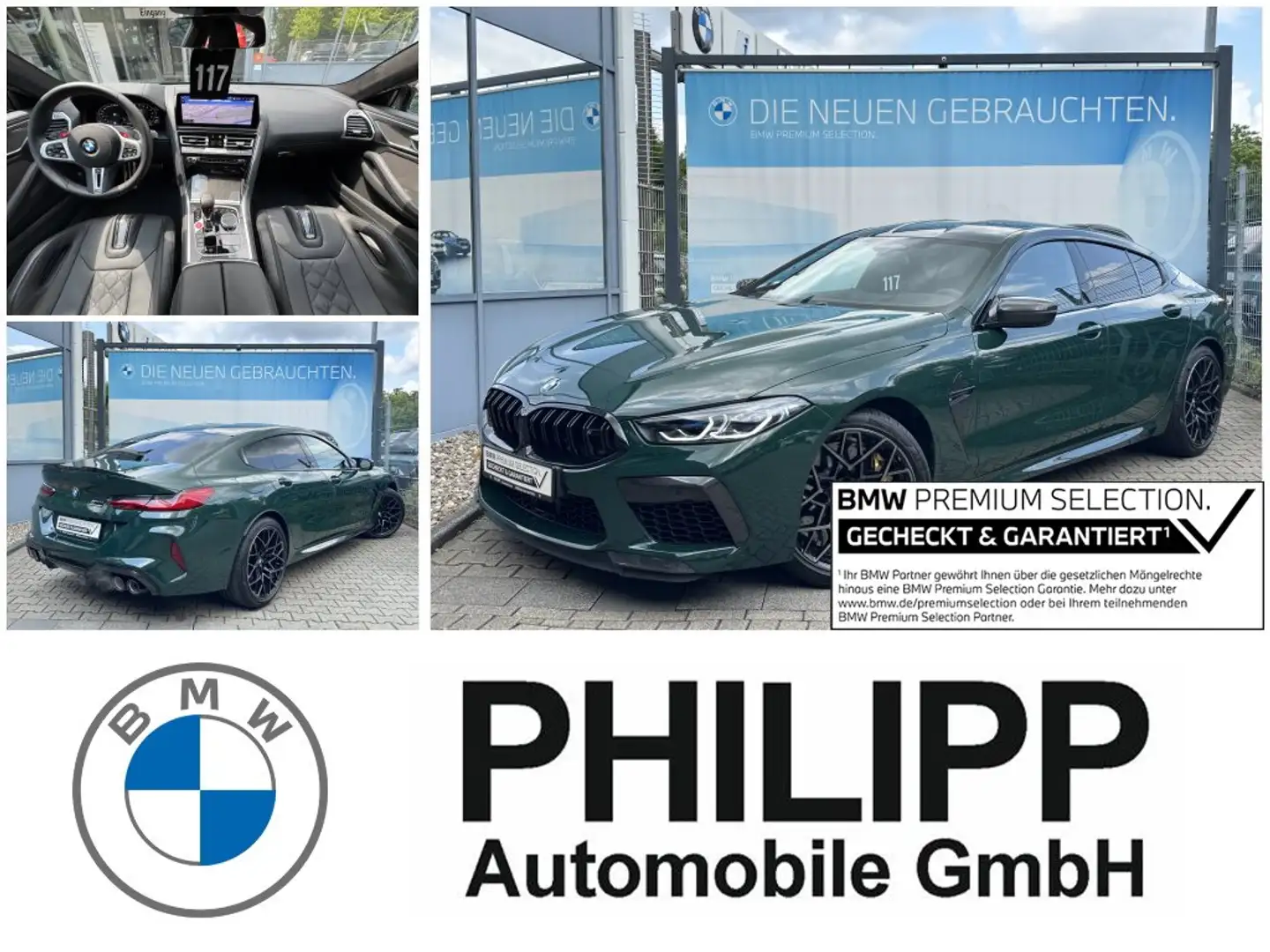 BMW M8 Gran Coupé Competition M Drive P. Carbon-Sitz Grün - 1