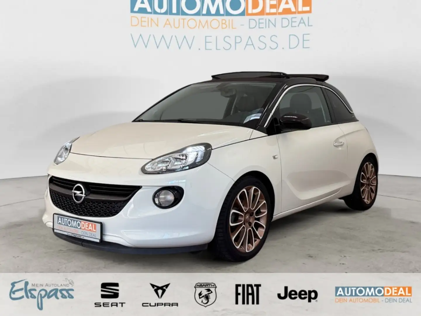 Opel Adam Open Air ALWETTER SCHIEBEDACH SITZ.HZG TEMPOMAT LE Blanc - 1
