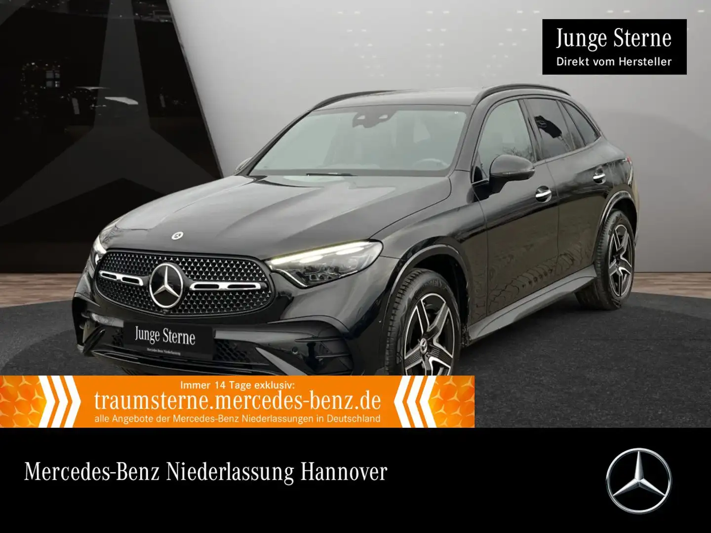 Mercedes-Benz GLC 220 d 4M AMG+NIGHT+360+AHK+BURMESTER+KEYLESS Schwarz - 1