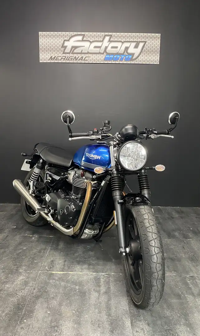 Triumph Street Twin Albastru - 2