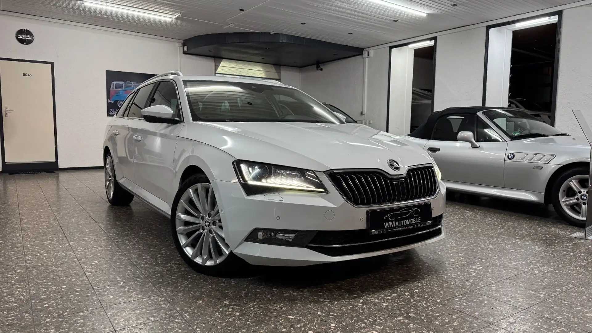 Skoda Superb Combi Style*Leder*LED*Kamera*Navi*E-Sitze Blanc - 2