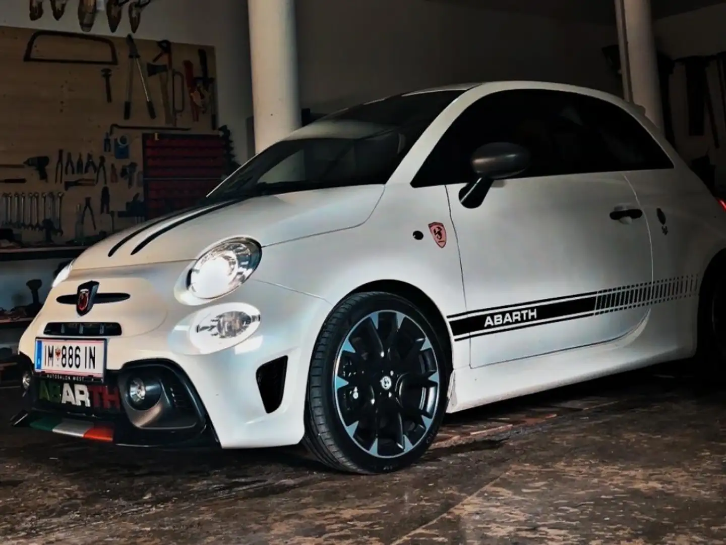 Fiat 500 Abarth Weiß - 2