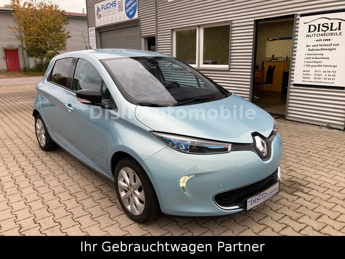 Renault ZOE Zoe Intens;Klimaautomatik,Navi,Kamera Blau - 1