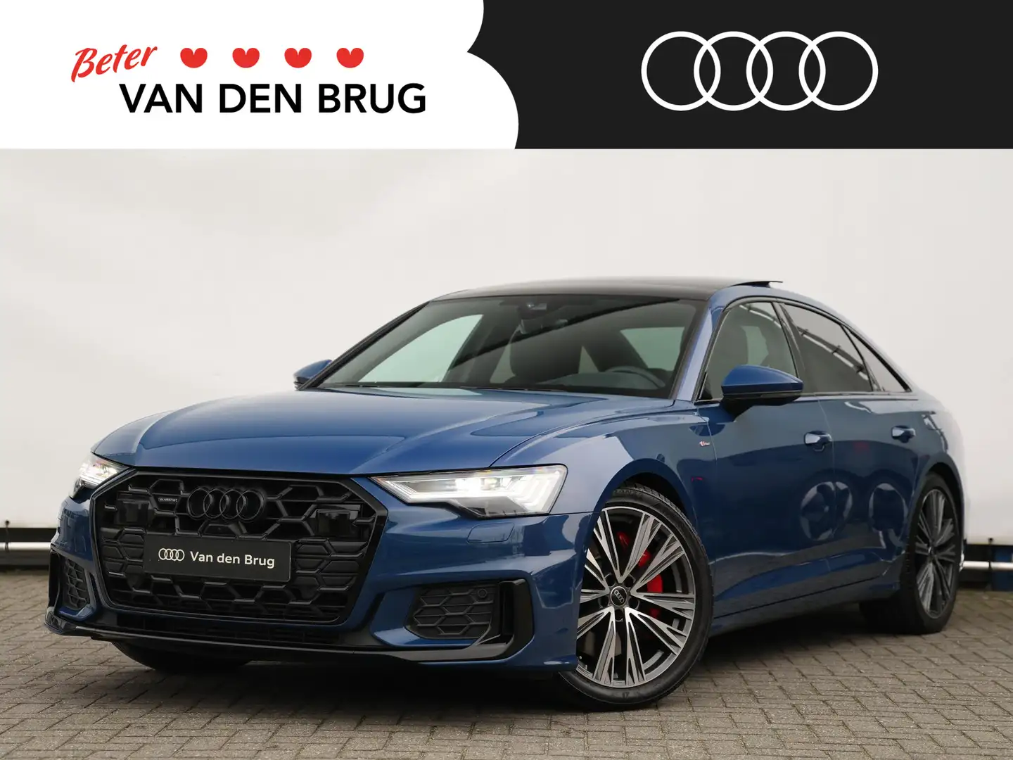 Audi A6 Limousine 55 TFSI e quattro Pro Line S Competition Bleu - 1