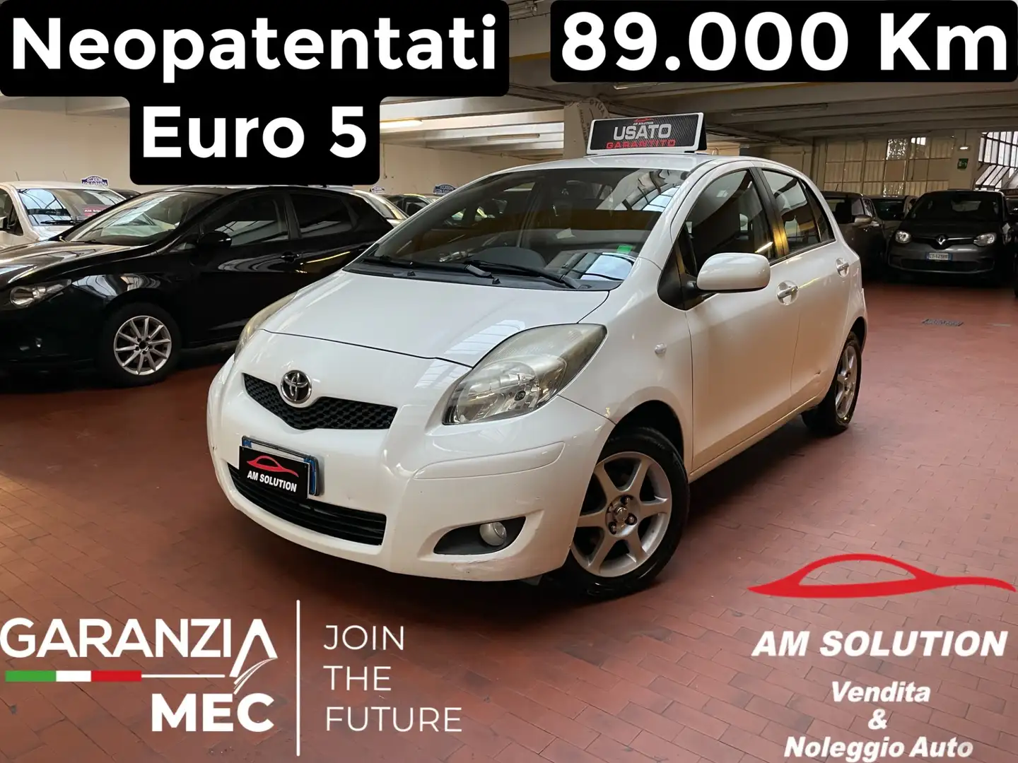 Toyota Yaris Yaris 1.0 Neopatentati Euro 5 Weiß - 1