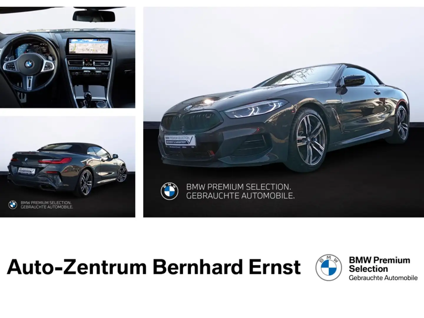 BMW M850 8er M850i xDrive Cabrio M Sportpaket ab 899,- !! Сірий - 1