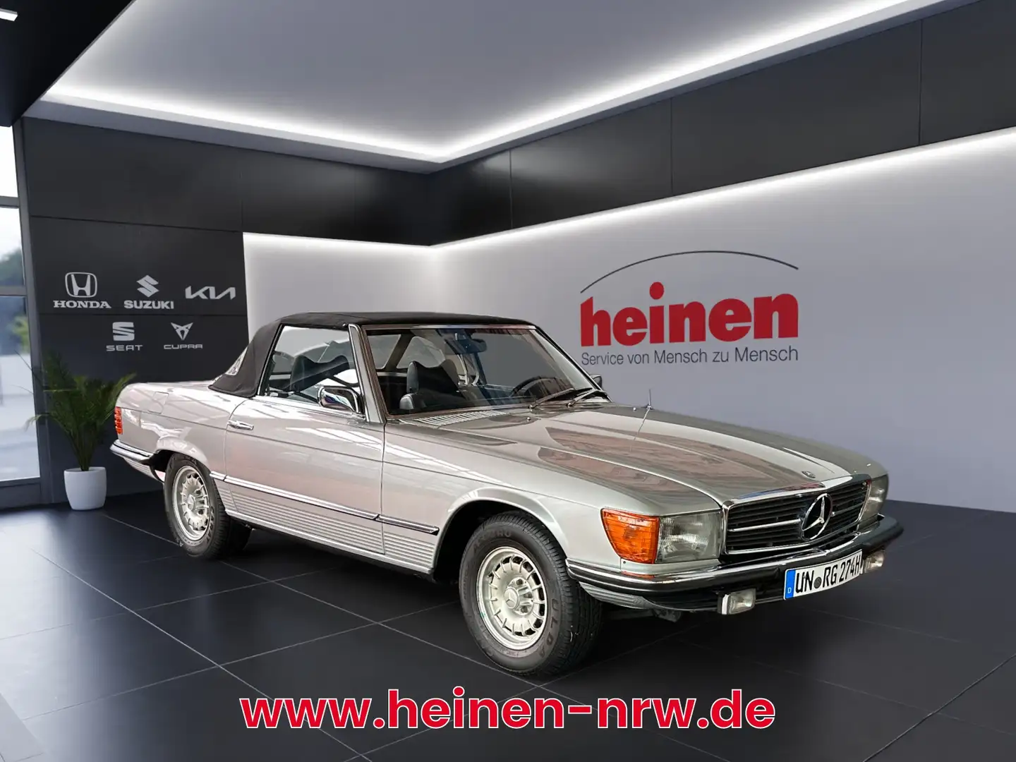Mercedes-Benz 350 SL R107 Automatik H-KENNZEICHEN RADIO Silver - 2