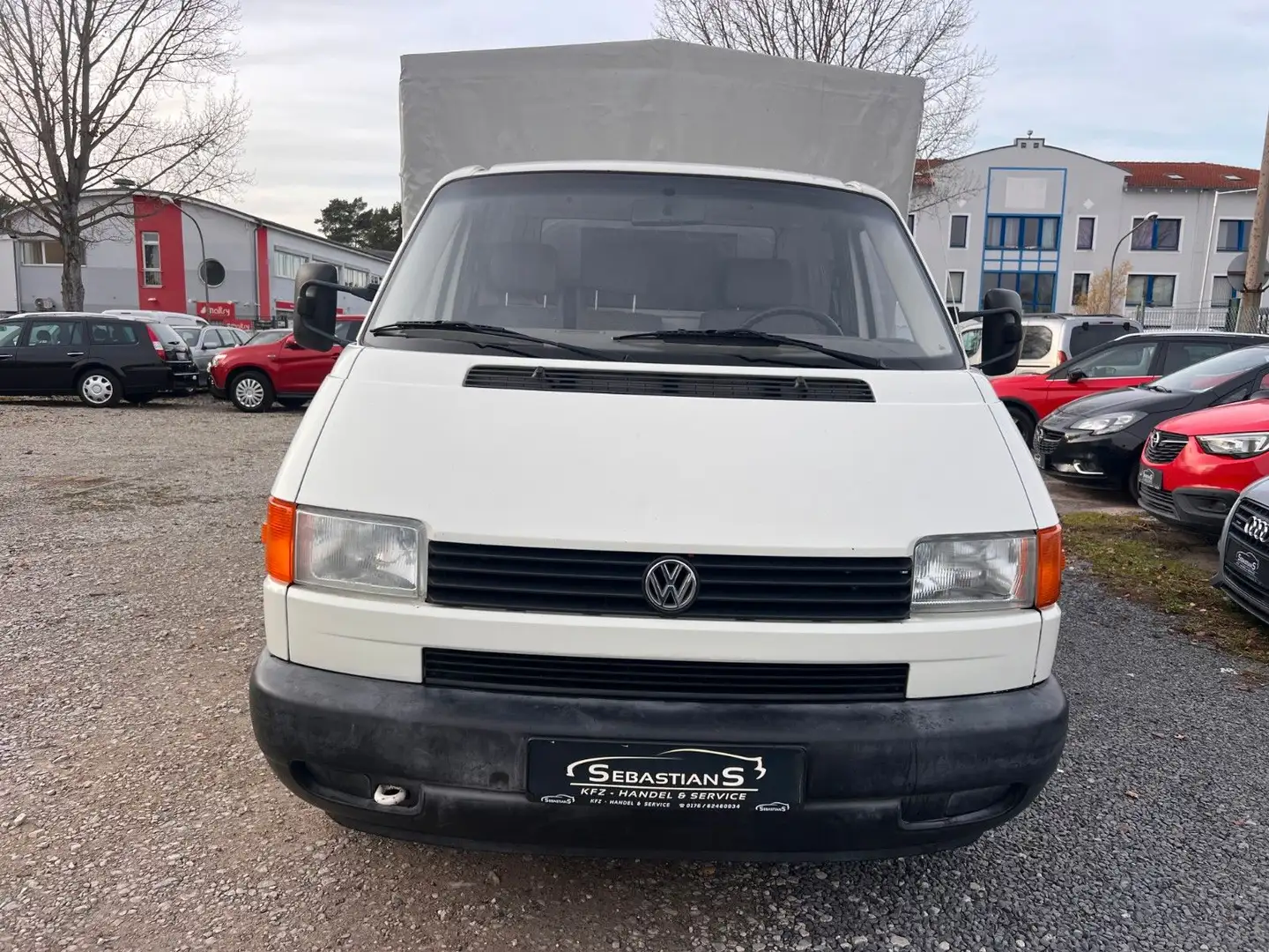 Volkswagen T4 Pritsche mit Plane und Sprigel Weiß - 2
