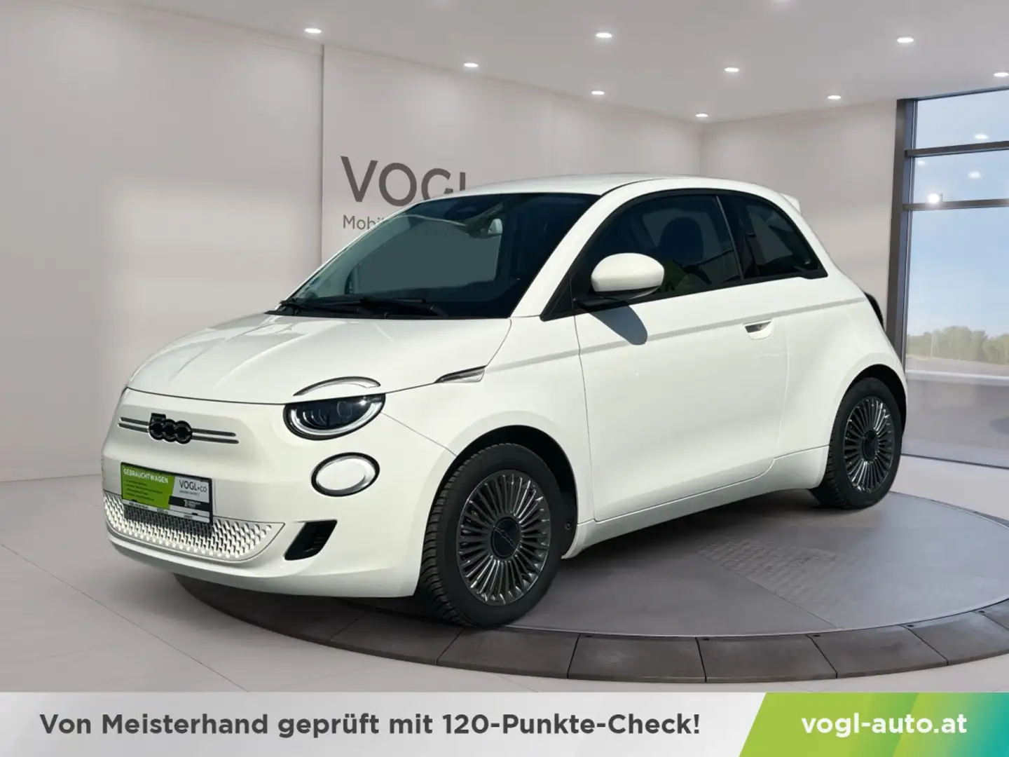 Fiat 500e Icon 42kWh Blanc - 1