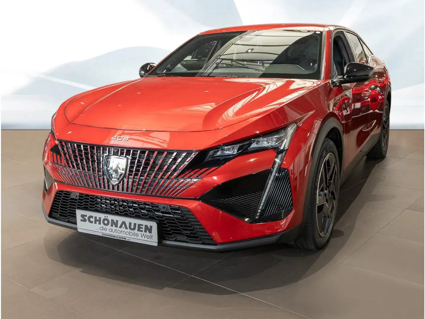 Peugeot 408 PLUGIN HYBRID GT +L/SHZ+RFK+NAVI+OBC7,4kW+BC+ Roşu - 1