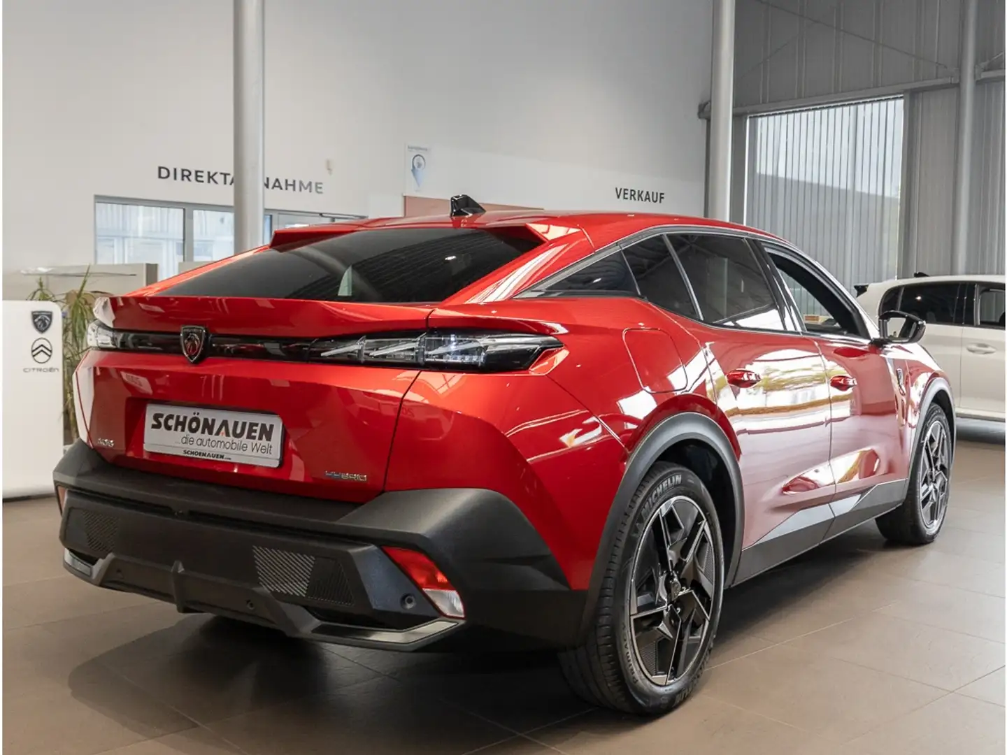 Peugeot 408 PLUGIN HYBRID GT +L/SHZ+RFK+NAVI+OBC7,4kW+BC+ Roşu - 2