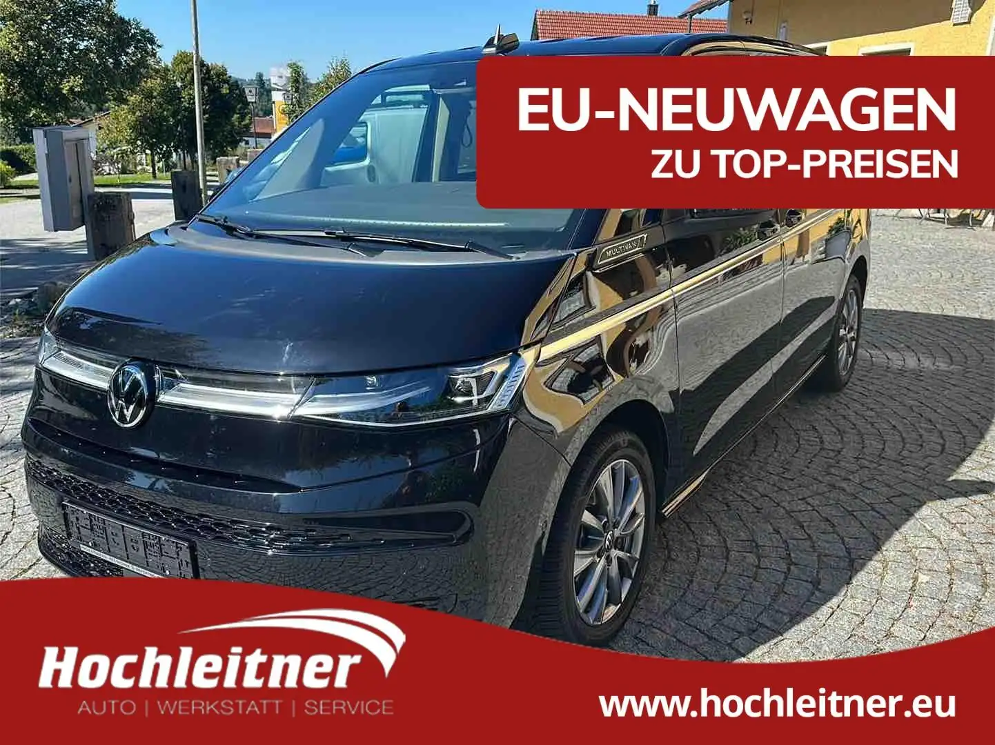 Volkswagen T7 Multivan STYLE*AHK*IQ*2xSCHIEBETÜR+HECKKL.ELE* Schwarz - 1