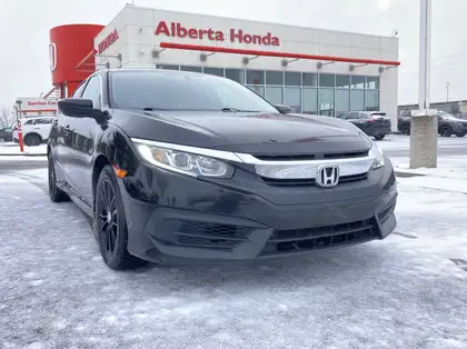 Black 2016 Honda Civic Sedan Front-Wheel Drive Automatic