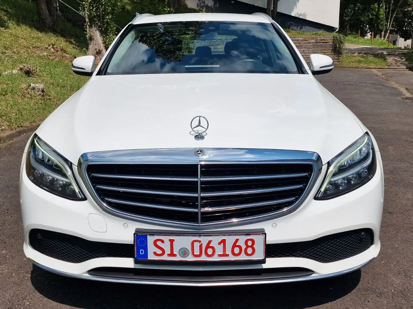 Mercedes-Benz C 300 d T 9G Exclusive,1Hand,LED, KAM, NAVI,AHK Blanc - 2