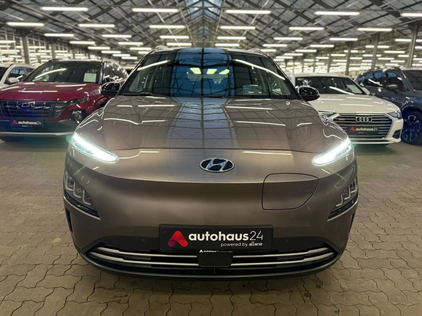 Hyundai Kona Prime Elektro   64 kWh|ACC|Kamera|Navi Brun - 2