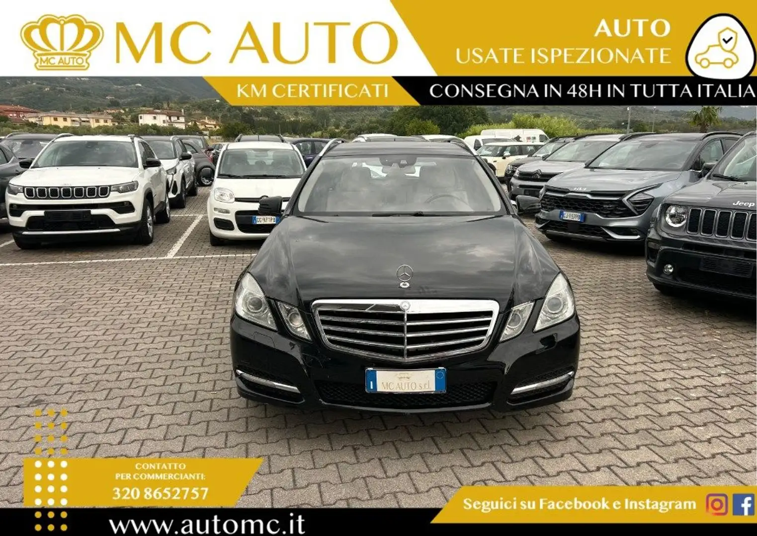 Mercedes-Benz E 350 CDI S.W. BlueEFF. 4MATIC Avantg. Schwarz - 2