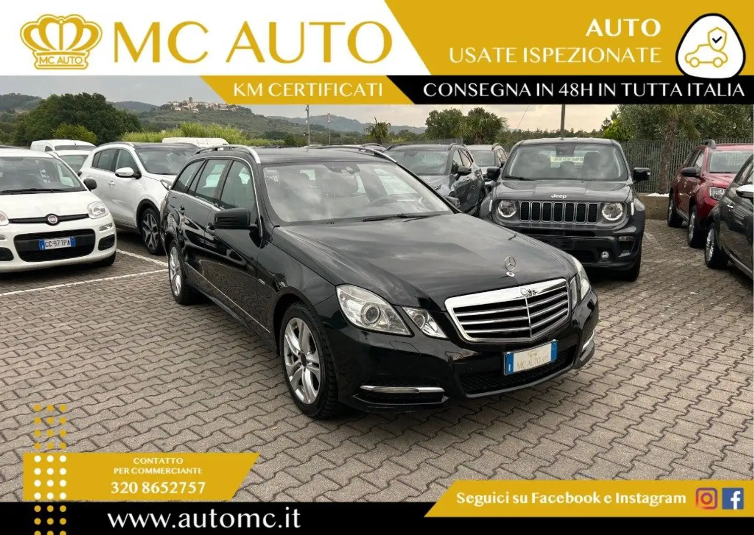 Mercedes-Benz E 350 CDI S.W. BlueEFF. 4MATIC Avantg. Schwarz - 1