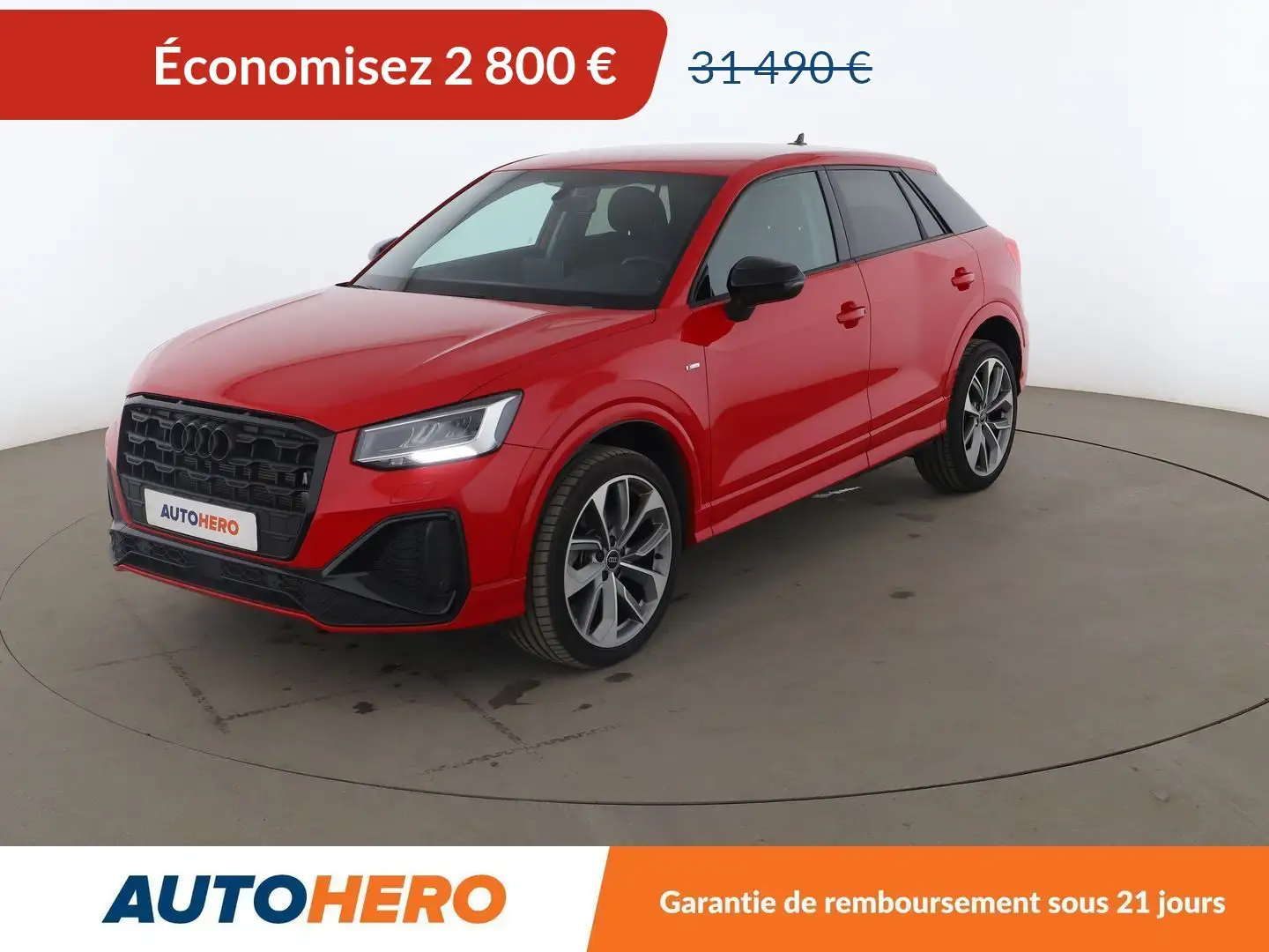 Audi Q2 35 TFSI S Tronic Rouge - 1