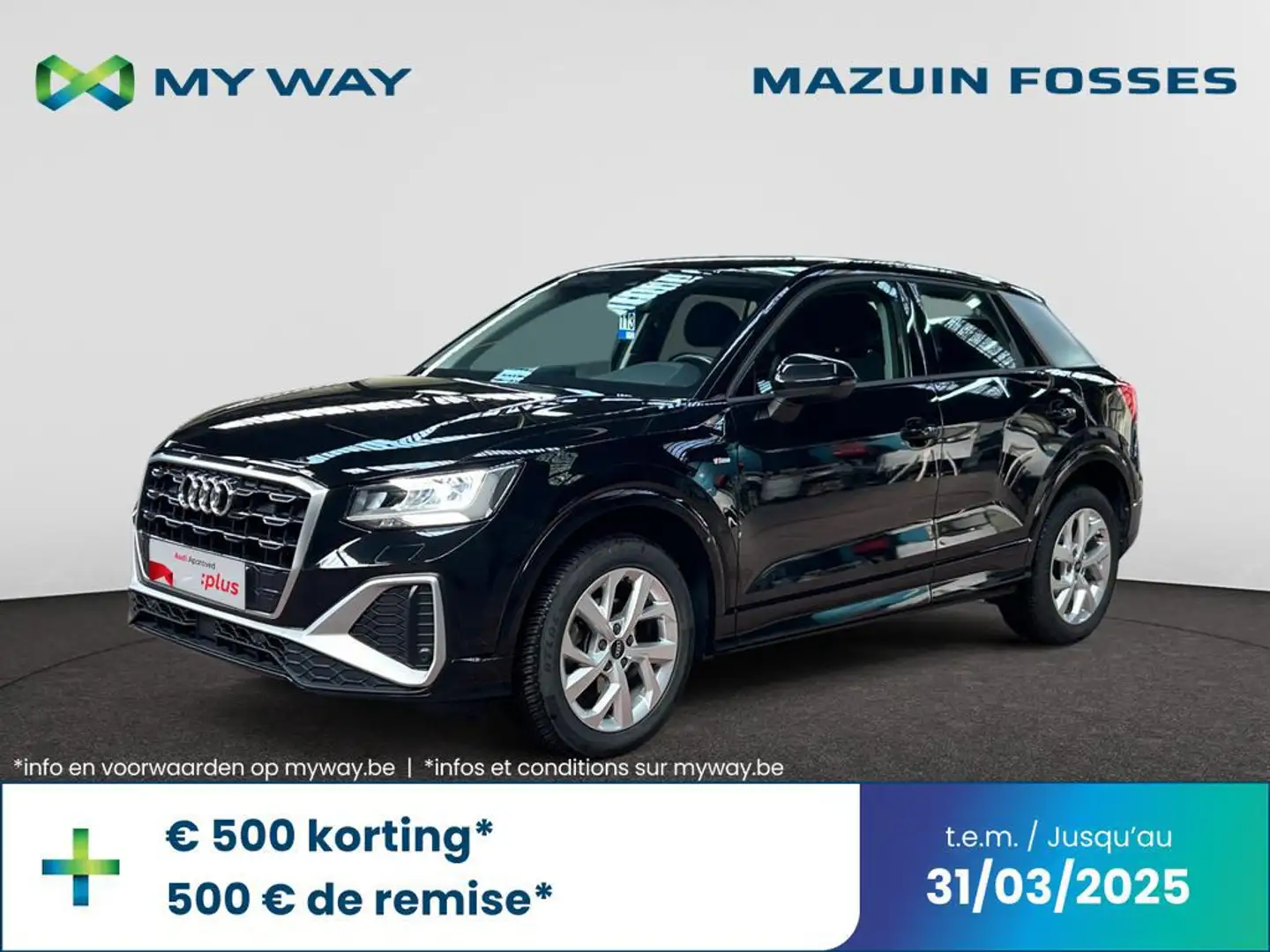 Audi Q2 Sline 30TFSI 81kW(110cv) 6v Noir - 1