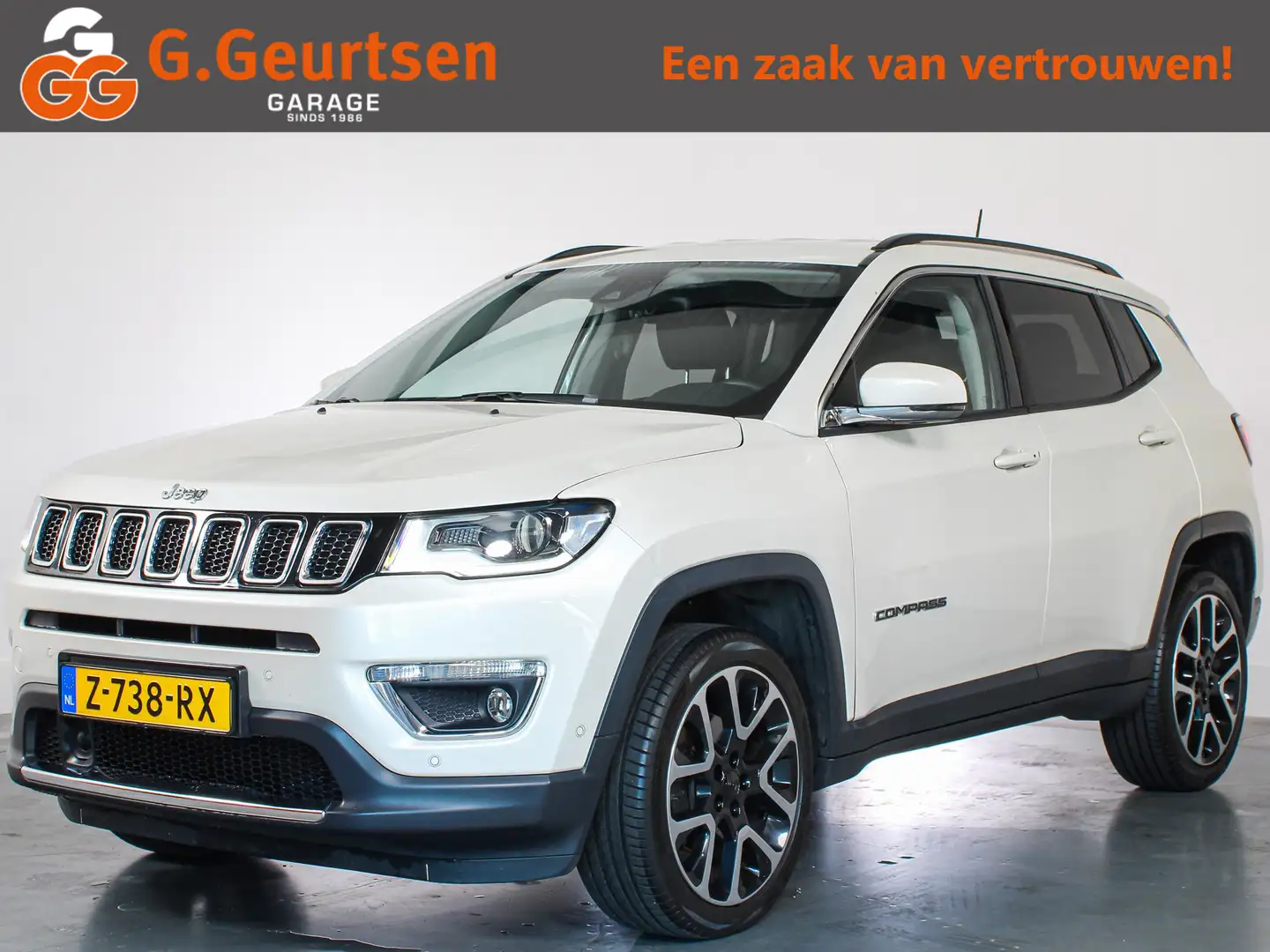 Jeep Compass 1.4 MultiAir Limited 4x4 Trekhaak, Stoel/Stuurverw Wit - 1