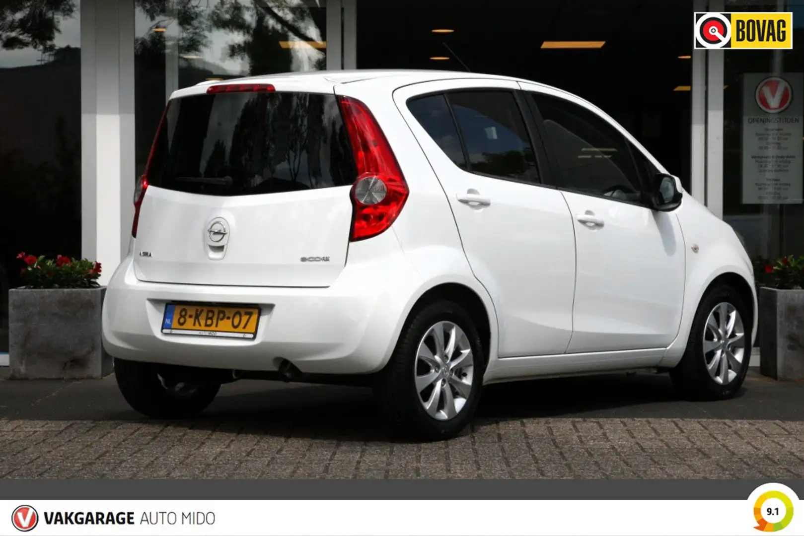 Opel Agila 1.0 Edition -1e eigenaar- NLD auto -LAGE KM STAND- bijela - 2