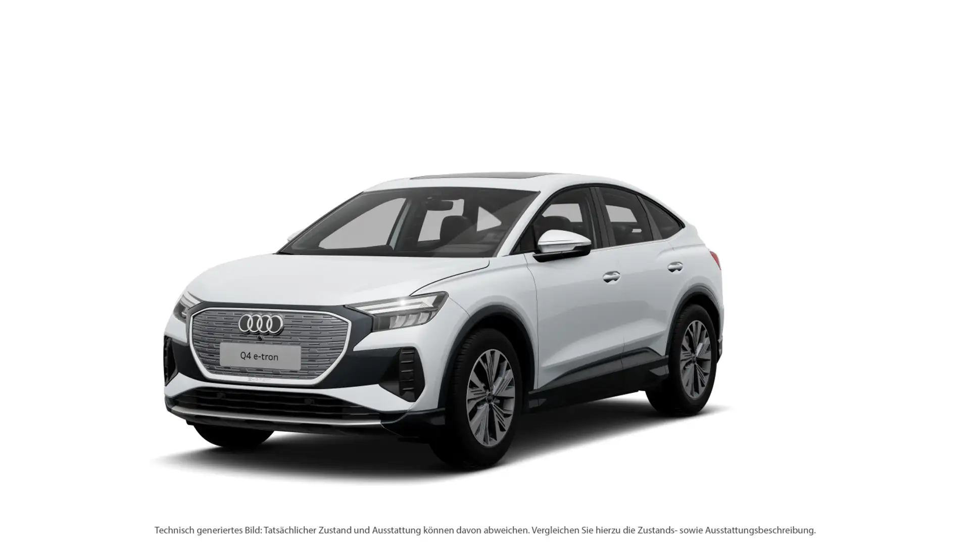 Audi Q4 e-tron 35 Sportback Blanc - 2