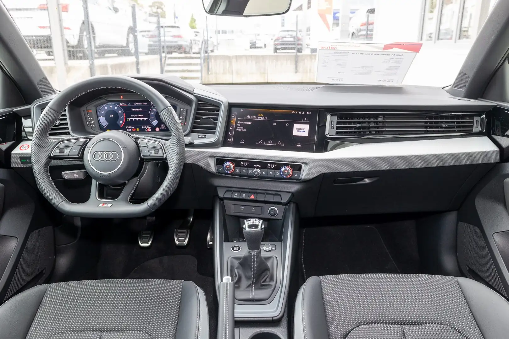 Audi A1 Sportback S line 30 TFSI (LED,Interieur S,Smart Schwarz - 2