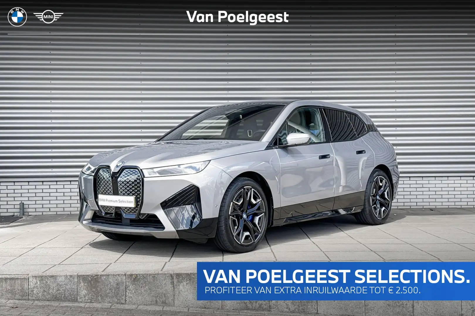 BMW iX xDrive40 Business Edition Plus 77 kWh / Selections Grijs - 1
