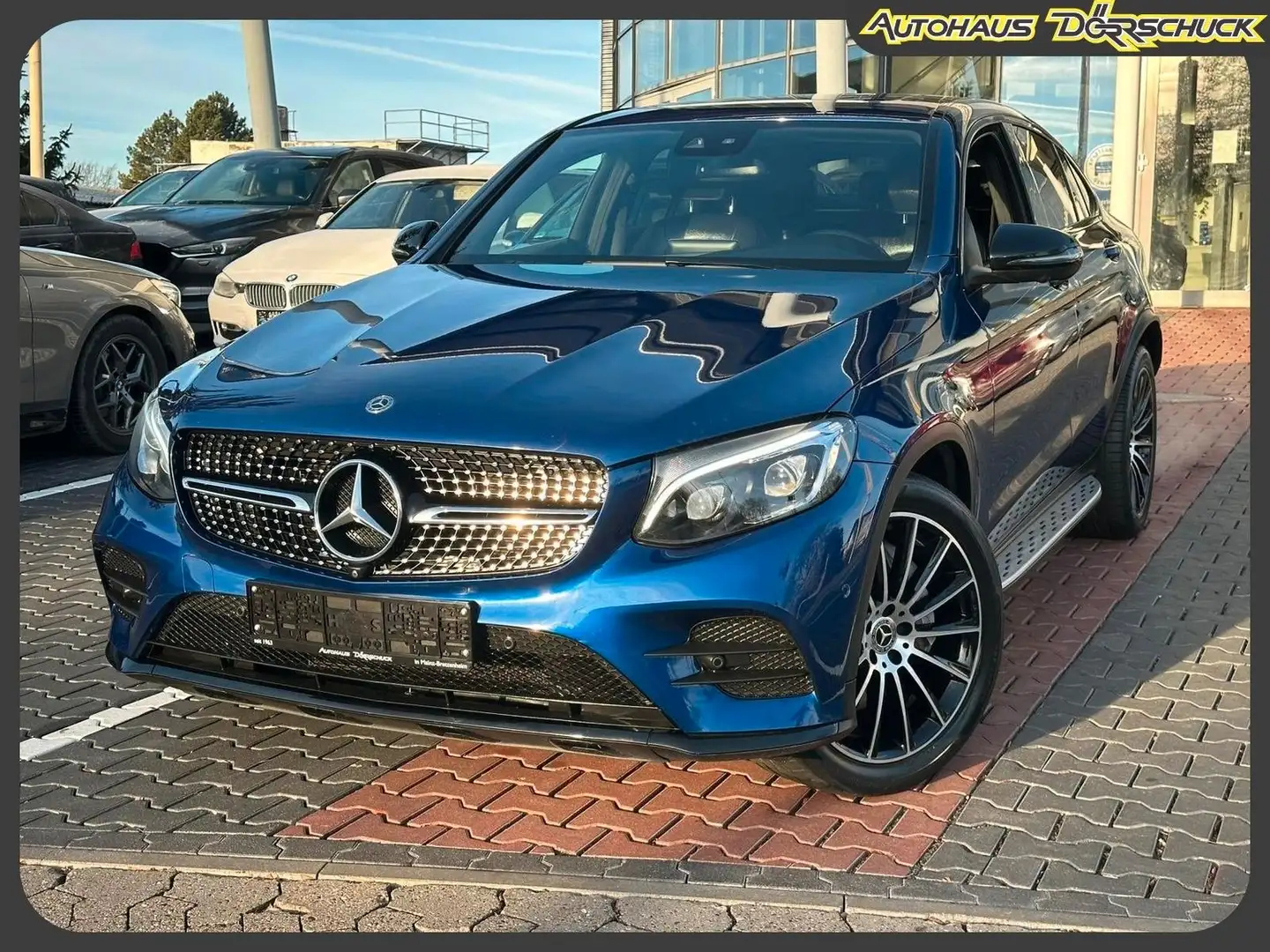 Mercedes-Benz GLC 220 d Coupé AMG Line *4x4*AHK*360°*Standhzg Blau - 1