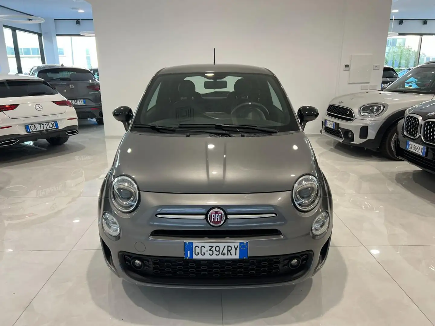 Fiat 500 1.0 Hybrid Connect Neopatentati Ok Grigio - 2